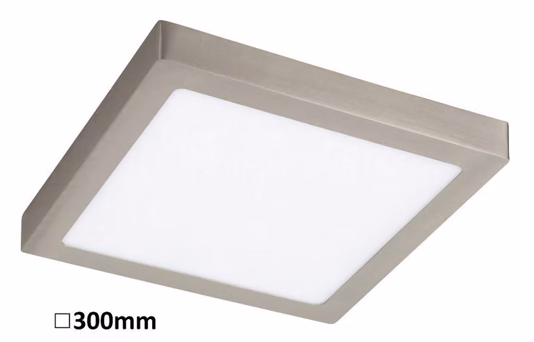 Plafond da incasso 30 cm LED 24W cromo satinato quadrato Lois 2669 Rabalux