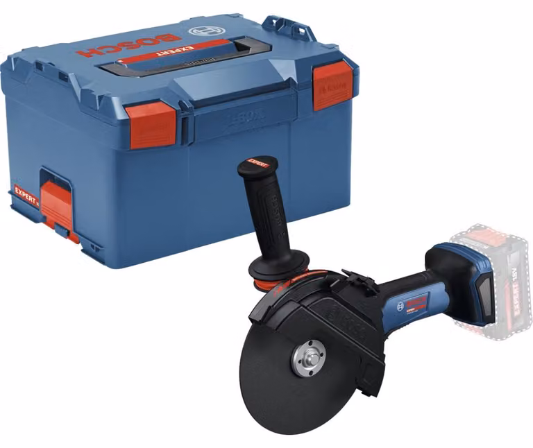 Smerigliatrice angolare a batteria EXWS18V-180P di Bosch