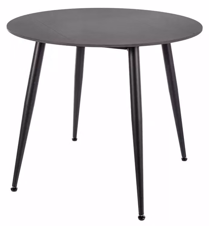 FURNLUX Tavolo da pranzo Rion, nero, 90 cm / Colore principale: / Dimensioni: