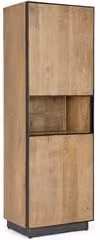 Colonna HAROLD Bizzotto in legno marrone opaco Larghezza: 60 cm