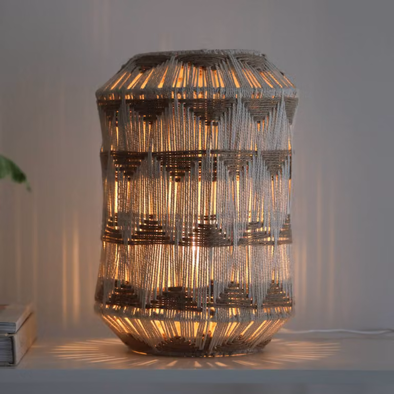 Markslöjd Lampada da tavolo Ano, Crema / Ambra, Soggiorno / Sala da pranzo, Tessuto / Stoffa / Seta, Lampada da tavolo