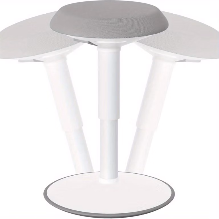 Poltrona da parrucchiere - Poltrona girevole - Poltrona per salone - Sedia da lavoro - Sgabello a sella - Altezza regolabile: 43-61 cm
