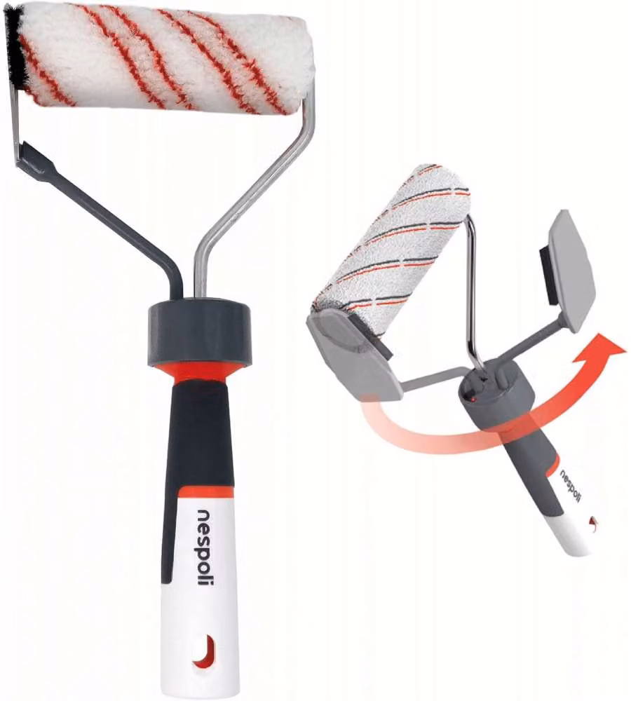 Nespoli Rullo Pittura 12cm Easyliner per Rifiniture Precise Senza Nastro