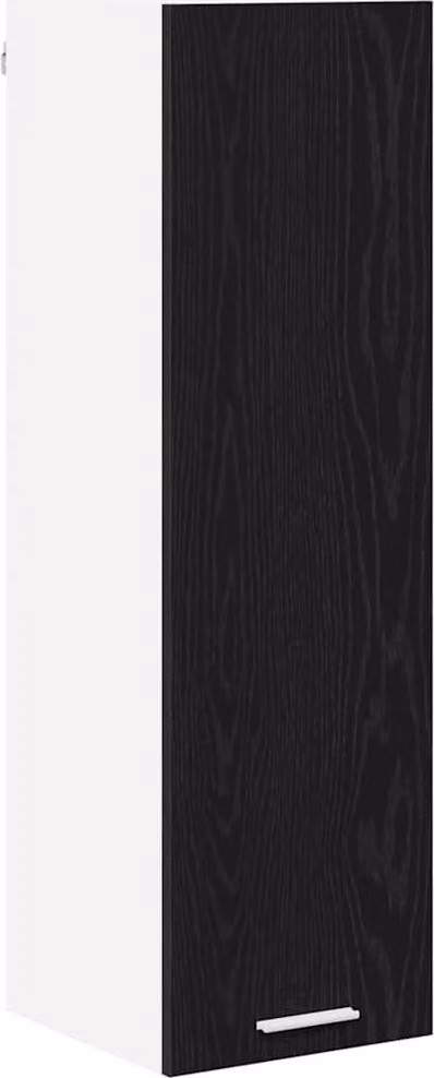 Armadio pensile Rovere Nero 30 x 31 x 100 cm Legno multistrato