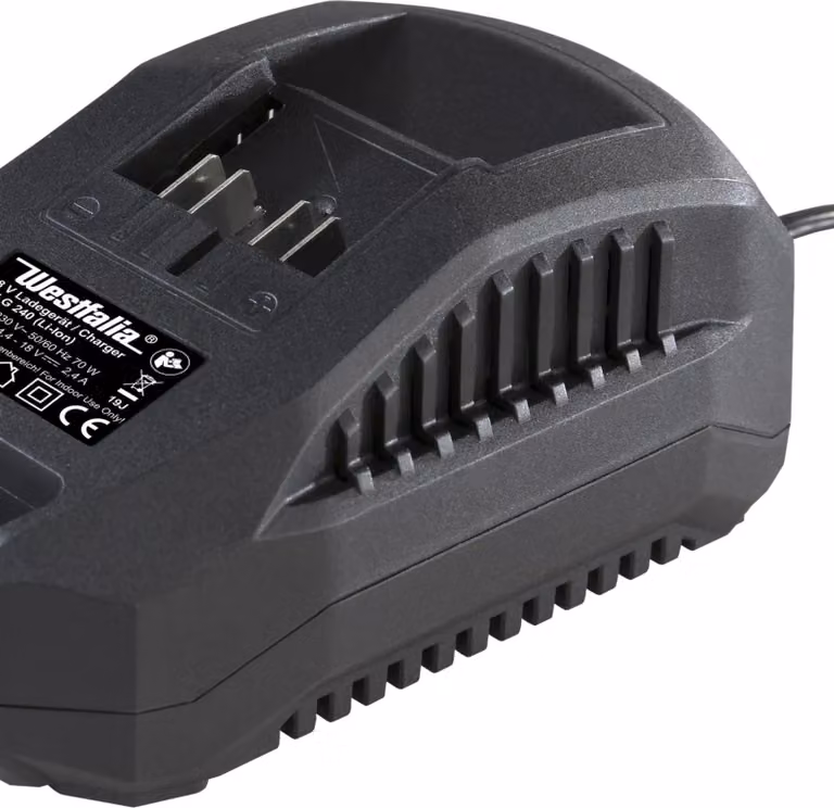 Caricabatteria ALG 18V Li-Ion 2,4A rapido 70W