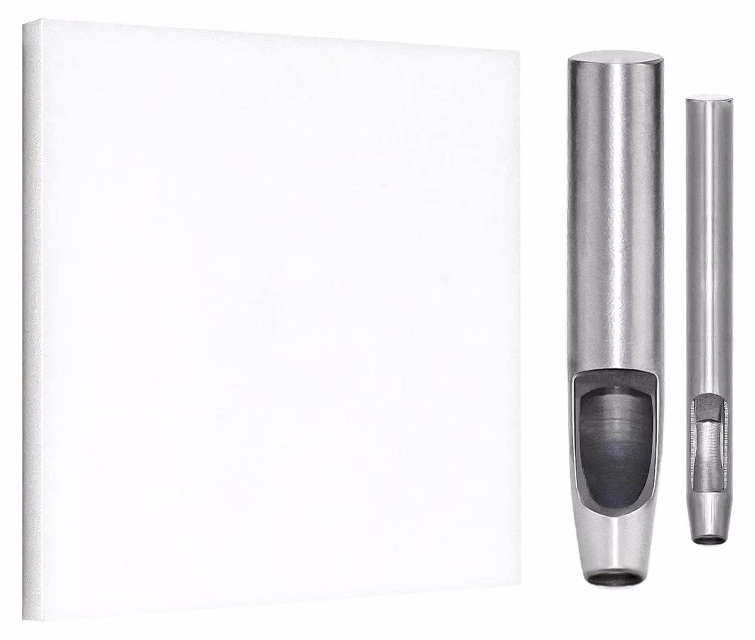 Kit di strumenti per occhielli, argento, ideale per progetti fai-da-te