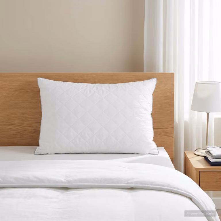 Cuscino vidaXL FULDA in piuma d'oca e piumino Bianco, L 70 cm x P 50 cm