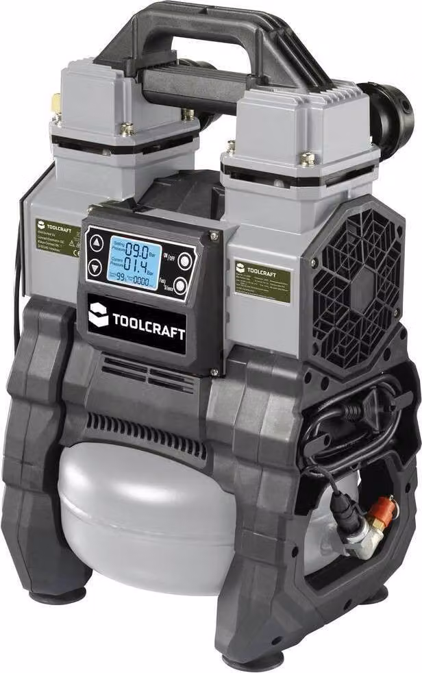 TOOLCRAFT TO-7858587 Compressore d'aria 18 VDC/230 VAC 9 bar