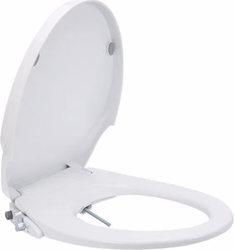 INF Sedile WC Bidet Intelligente a Forma di D, Standard Europeo 3/8 - Non Elettrico