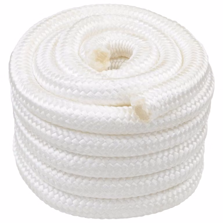 Corda da barca vidaXL in plastica bianca, diametro: 6 mm, lunghezza: 10 m