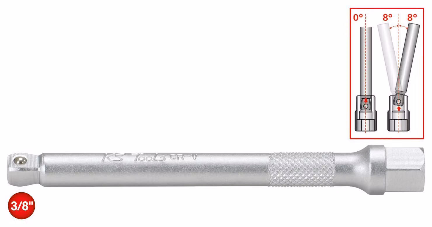 KS TOOLS Prolunga inclinabile 3/8" 300 mm - 911.0030
