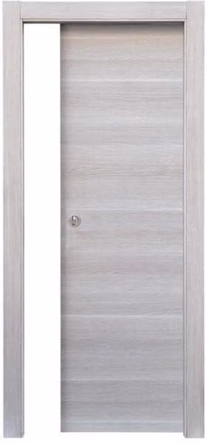 Porta scorrevole Effebiquattro decor rovere grigio L: 60 cm, H: 210 cm