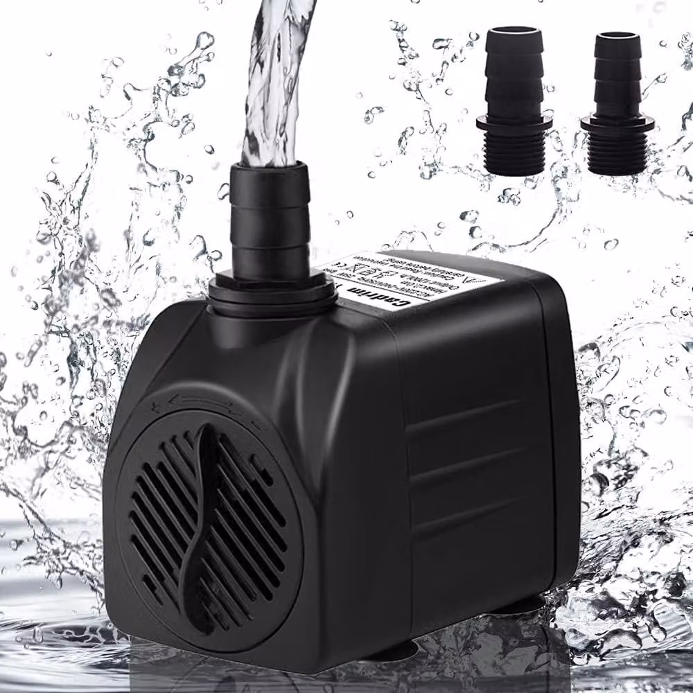 Pompa per acquario 25 W 1200 l/h Nero Pompa acquario 25 W - 1200 l/h - Nero - Per acquari d'acqua dolce e fontane