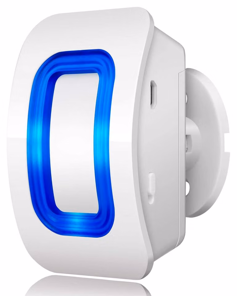 Sensore di movimento wireless per porte, con raggio di rilevamento fino a 5 metri