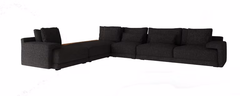 Ecksofa in stilvollem Design Schafft eine Atmosphäre der Entspannung