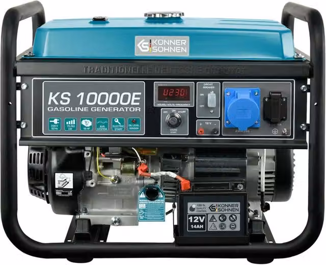 Generatore a benzina Könner & Söhnen KS 10000E blu in acciaio – 1