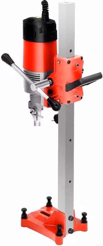 Trapano a nucleo da 2300W - 220V - Attacco M22 - Profondità 80cm - Colore: Rosso - Adatto per cemento e muratura