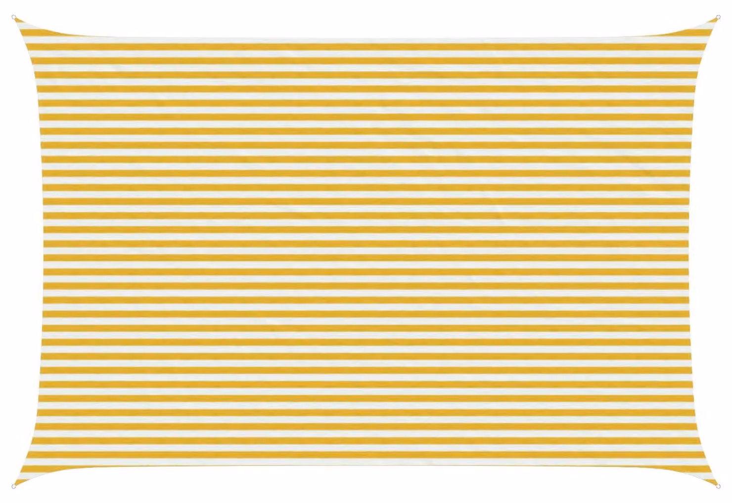 Telo Ombra Giallo e Bianco 4 x 7 m HDPE