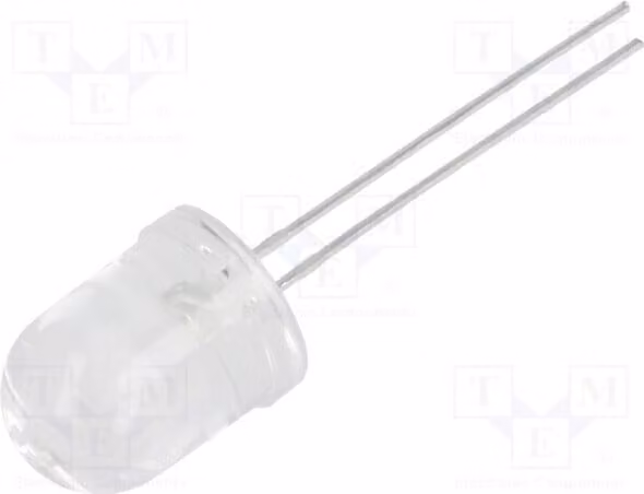 2 LED, 6500÷10000 mcd, 30°, LL-1004WC2D-W2-1PD, diodi LED a montaggio superficiale (THT), 10 mm, bianco freddo, 10 mm
