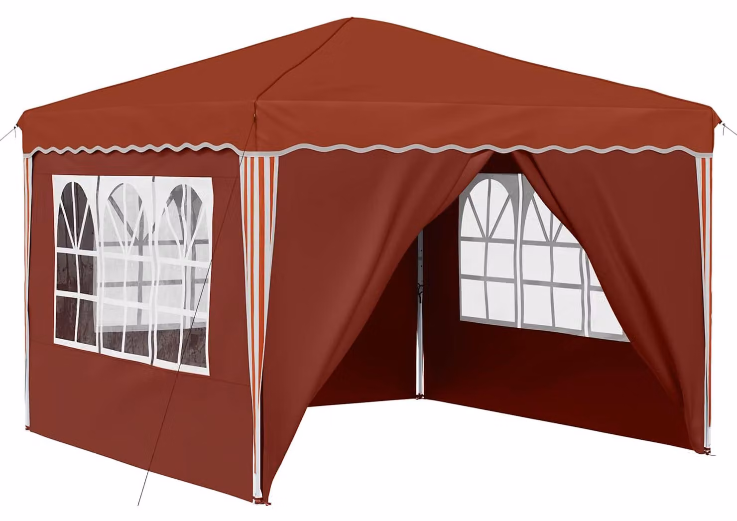 Tenda per feste a pop-up 288 x 288 x 245 cm Terracotta