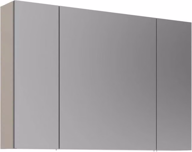 Mobile da bagno con specchio "Desna 100" - 97 x 16 x 66 cm - Sabbia