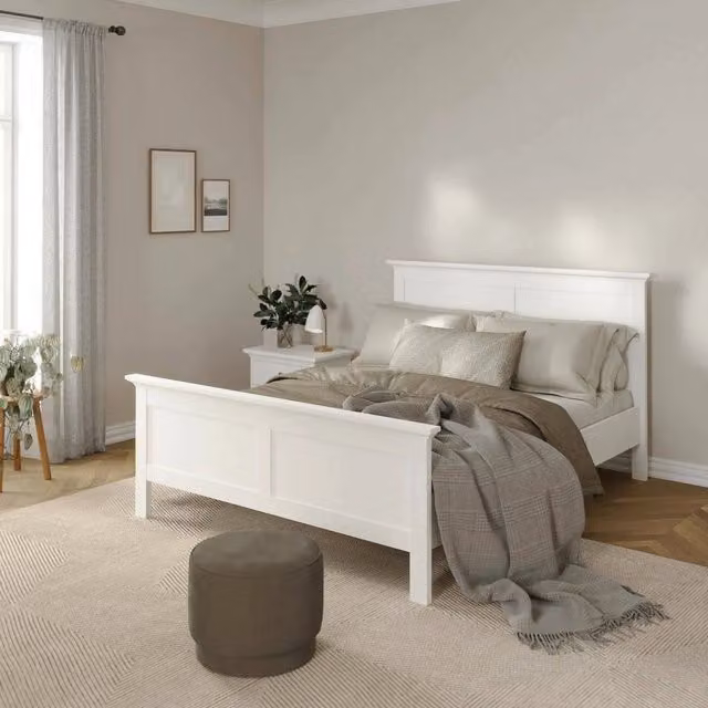 Letto Saudel DMORA Bianco L/P/H: 200 x 160 x 110 cm – 1
