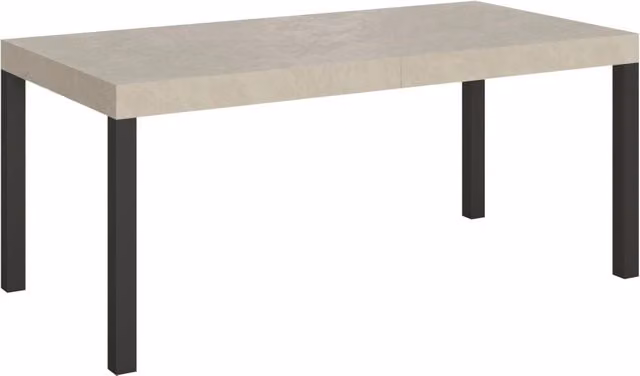 Tavolo Allungabile 200-304x90x77 cm Everyday Cashmere Gambe Antracite