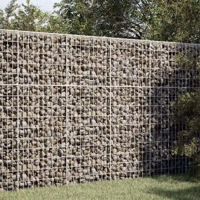 Gabione con Filo da 3,5 mm e Rete da 5x10 cm 150x100x150 cm 3462933
