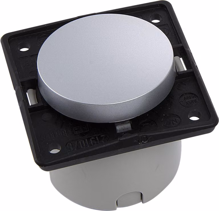 Interruttore Berker Integro preassemblato cromo laccato opaco senza cornice