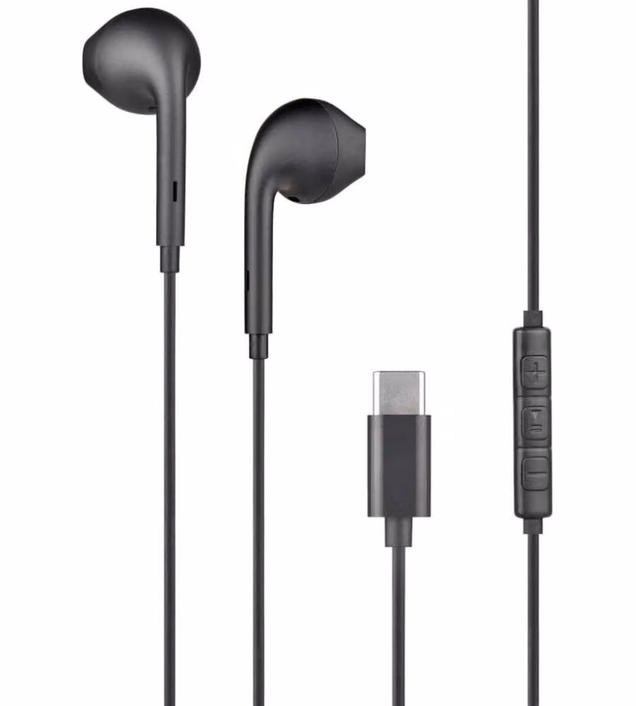 Auricolari con ingresso Type C Neri