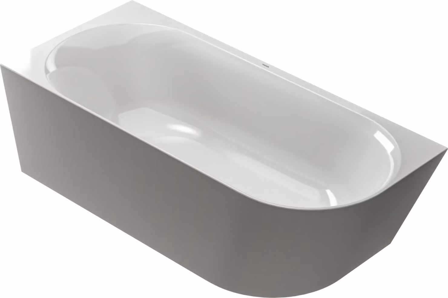 VIGOUR DERBY V3 Vasca da bagno angolare in acrilico con rivestimento 180 x 80 cm bianco lucido, angolo sinistro