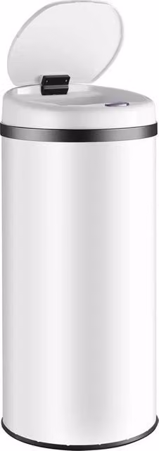 Cassetta della Spazzatura Automatica 50L - Contenitore della Spazzatura Ronde Idrorepellente con Display LED USB Ricaricabile