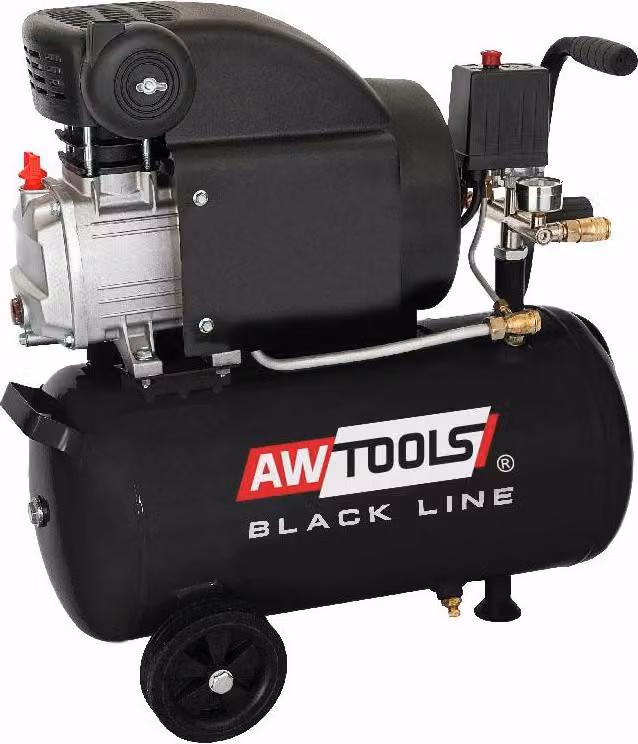 Compressore Awtools Ac24 24L 2,0Hp Linea Nera