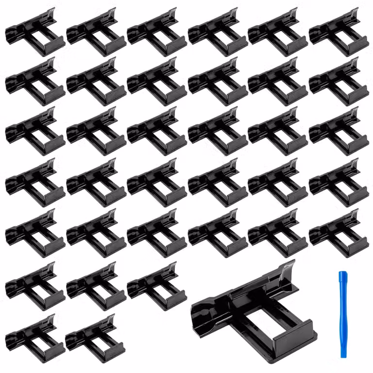 36 clip per il sistema di scarico solare, diametro 40 mm, per lo smaltimento dell'acqua dai moduli fotovoltaici