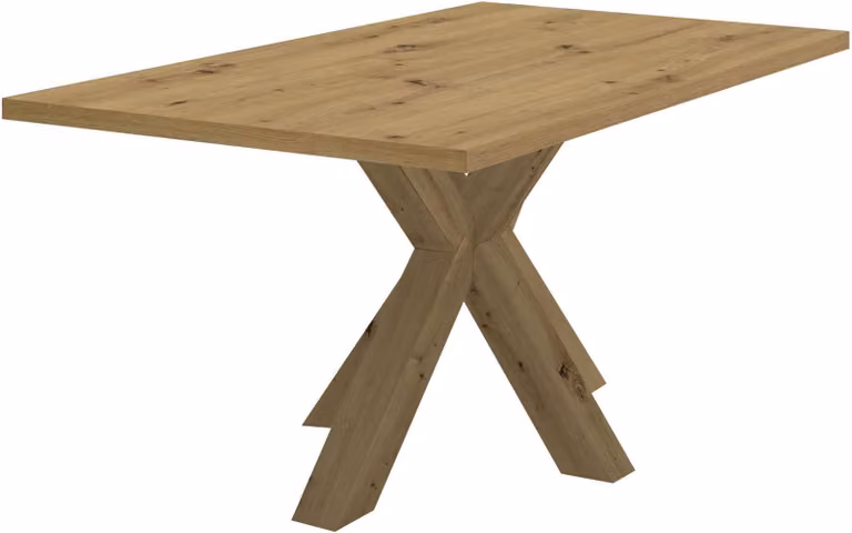 Tavolo da pranzo Ekin 160 x 90 x 75 Tavolo da pranzo in rovere 13499-160