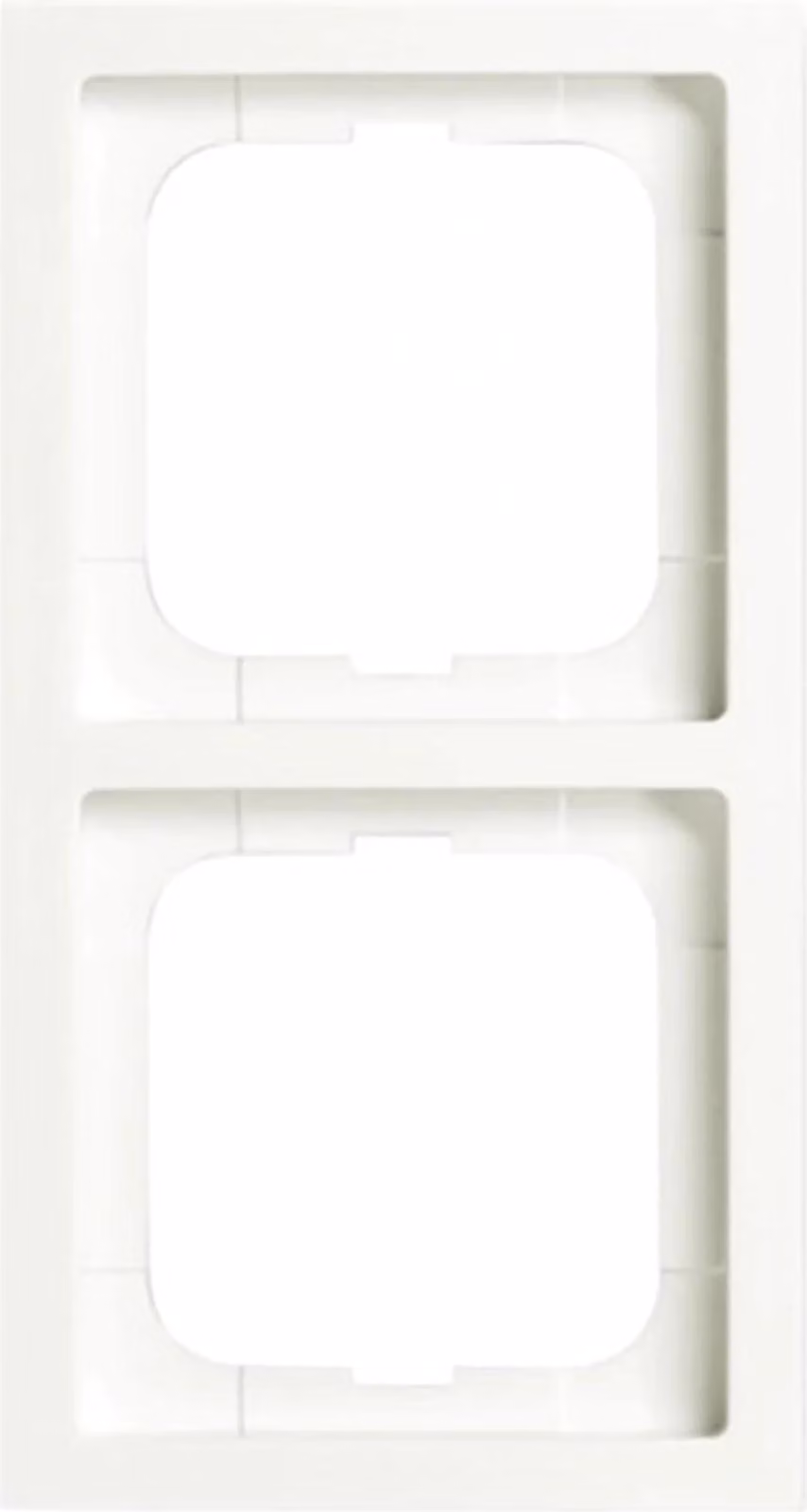 Cornice Busch-Jaeger, doppia, Future Linear, bianco studio opaco, 1 pz.