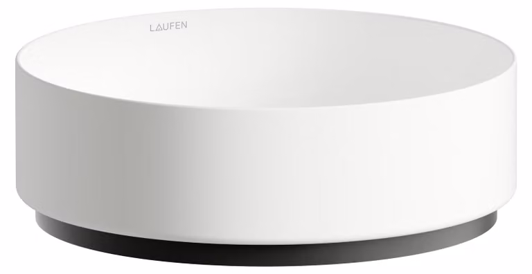 LAUFEN UNISONO Cuvette de lavabo, ronde, sans trou pour robinet, sans trop-plein, 325x325x106mm, H512UO20001121, H512UO20001121