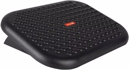 Poggiapiedi ergonomico regolabile in altezza con inclinazione da 0 a 15 gradi e base antiscivolo - Footnest