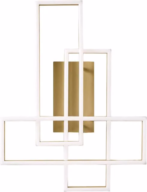 Plafoniera LED Dyana P 60W 1900lm 3000K in Alluminio Oro Spazzolato, Dimmerabile a Taglio di Fase, Luce Diretta - Gealuce