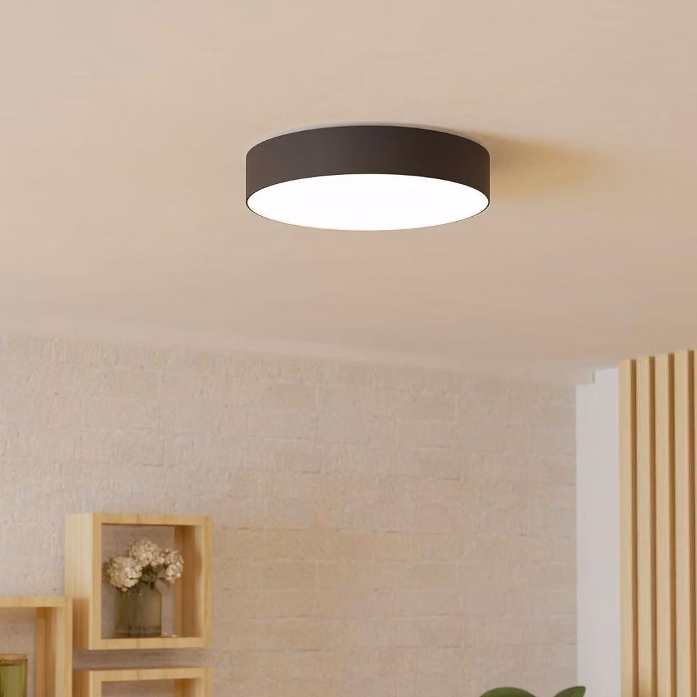 Eglo Plafoniera LED Gallizzi-Z nero Ø 39 x 7 cm RGB