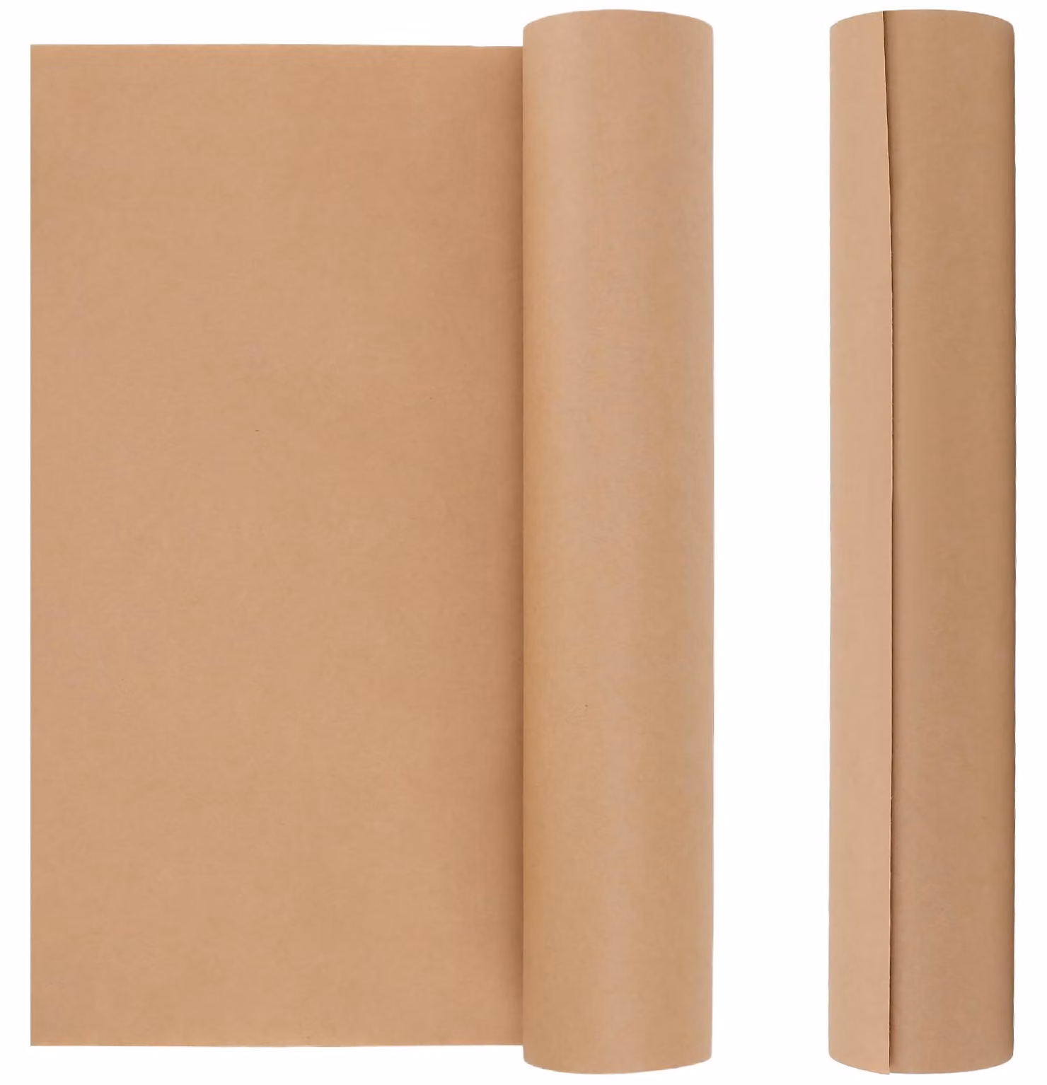 Carta da imballaggio, 2 rotoli, 38 cm x 30 m, 80 g/m², marrone, ideale per confezioni regalo