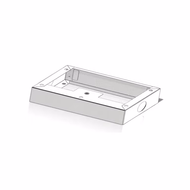 Base di supporto ABN per parete S, SP, altezza 80 mm, larghezza 300 mm U108