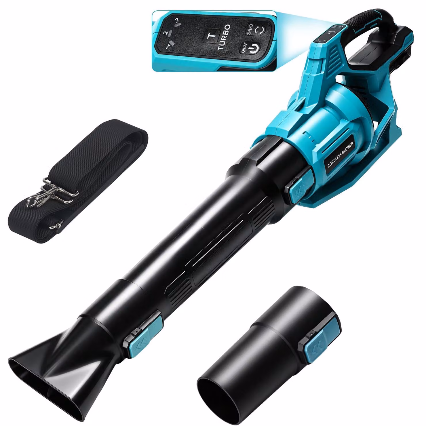 Soffiatore a batteria da 18V con potente motore brushless