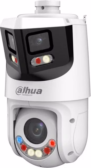 Telecamera di sorveglianza panoramica Dahua TiOC IP PoE Speed Dome PTZ 8+4MP 25x bianca SDT4E425-8P-GB-APV1