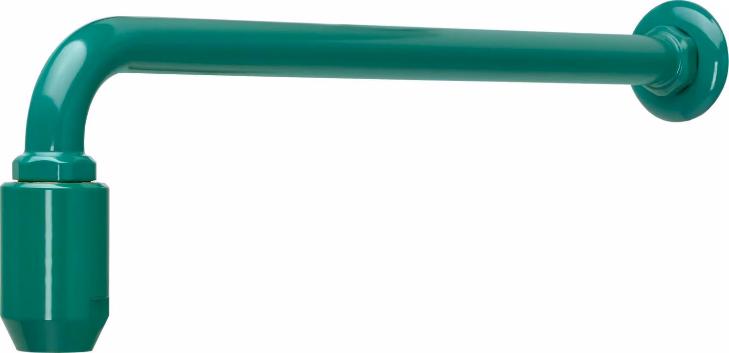 Soffione di sicurezza KWC AR, DN20, verde, 65 l/min, con supporto a parete