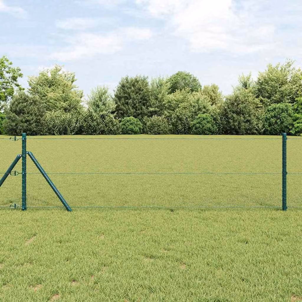 Maison Exclusive - Palo della recinzione Verde 50 x 0,8 m (maglia da 13 mm)