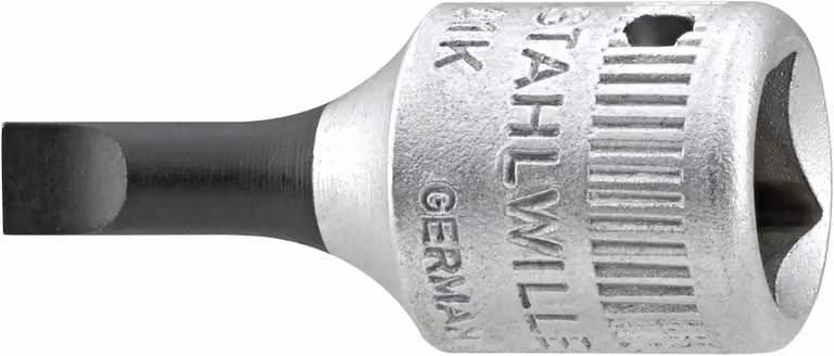 Stahlwille 41K Inserti per cacciavite 1/4 0,8 x 4 mm 01280008 Larghezza: 4 mm