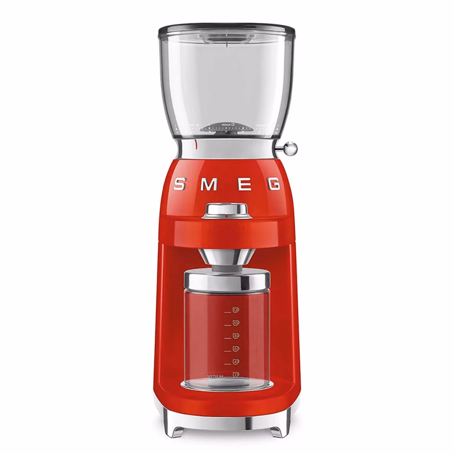 Smeg Macinacaffè 50's Style, rosso lucido - CGF01RDEU (FINE SERIE)