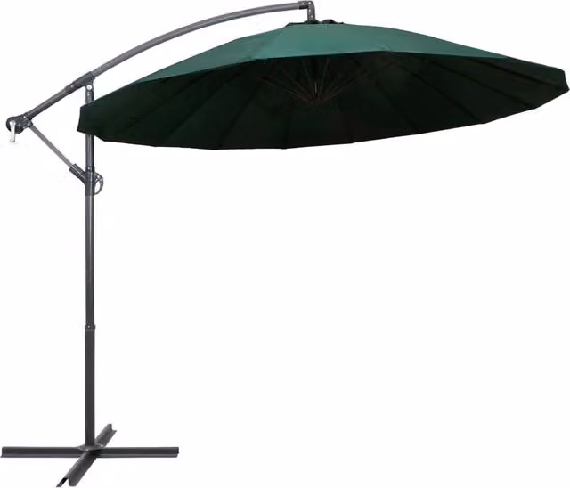 Ombrellone a sospensione 3 m alluminio verde 02_0008729