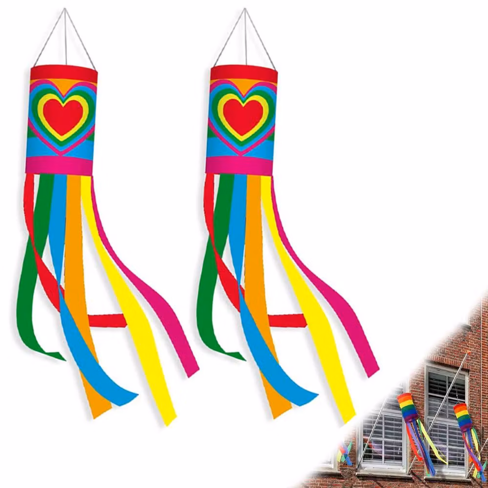 Indicatore di direzione del vento - 100 x 15 cm - Indicatore di vento - Dispositivo per rilevare la direzione del vento - Resistente alle intemperie - Ideale per giardino, terrazza, cortile e aree esterne - Disponibile in vari colori
